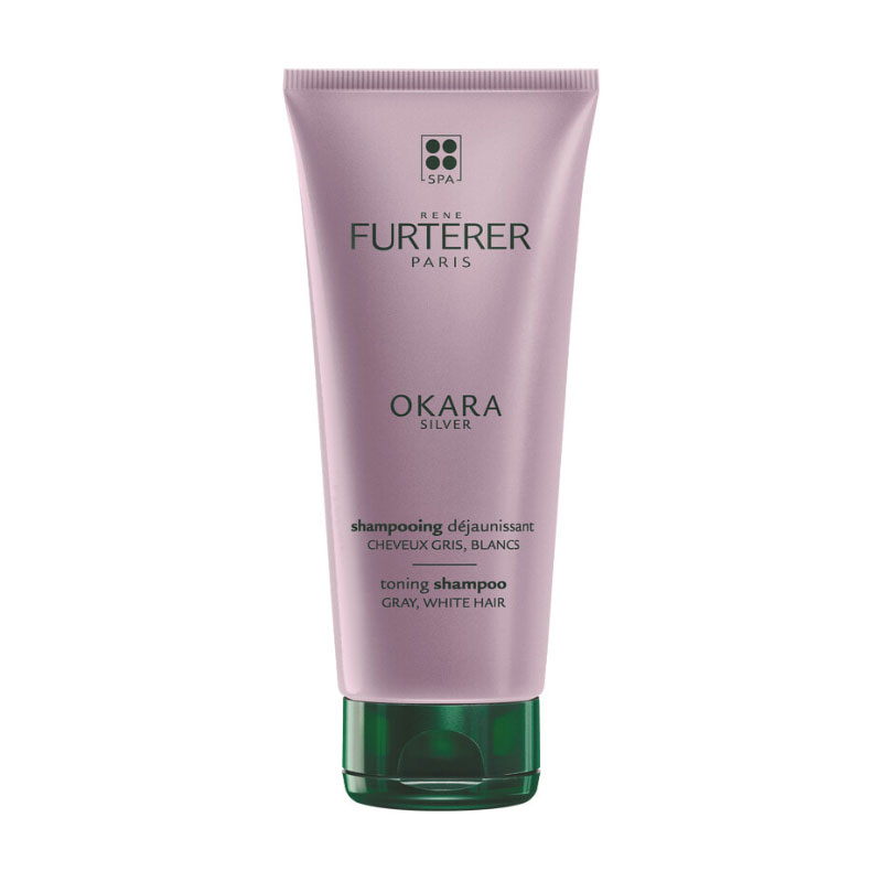 Тонувальний шампунь Rene Furterer Okara Silver Toning Shampoo для сивого та білого волосся, 200 мл